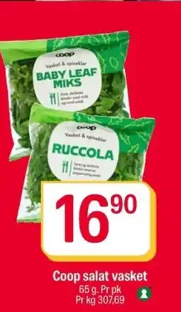 Coop Extra Coop salat vasket tilbud