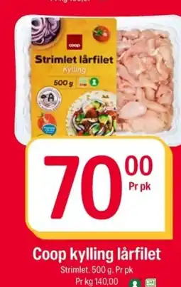 Coop Extra Coop kylling lårfilet tilbud