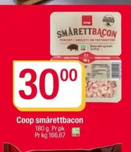 Coop Extra Coop smårettbacon tilbud