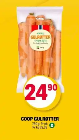 Coop Extra Coop gulrøtter tilbud
