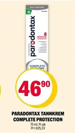 Coop Extra Paradontax tannkrem complete protection tilbud