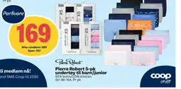 Coop Extra Pierre Robert 5-pk undertøy til barn/junior tilbud