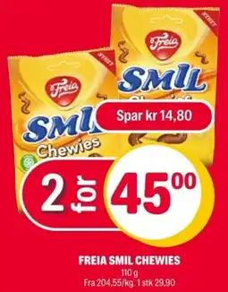 Coop Extra Freia smil chewies tilbud