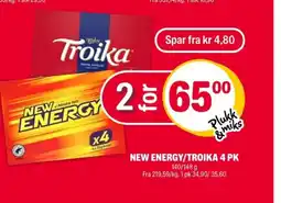 Coop Extra New energy/troika 4 pk tilbud