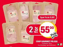 Coop Extra Coop gourmet pålegg tilbud