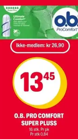 Coop Extra O.b. pro comfort super pluss tilbud