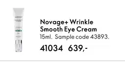 Oriflame Novage+ Wrinkle Smooth Eye Cream tilbud