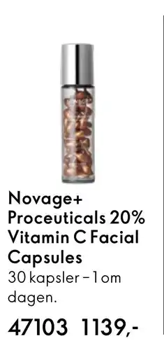 Oriflame Novage+ Proceuticals 20% Vitamin C Facial Capsules tilbud
