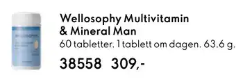 Oriflame Wellosophy Multivitamin & Mineral Man tilbud