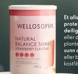 Oriflame Wellosophy Natural Balance Shake Strawberry Flavour tilbud