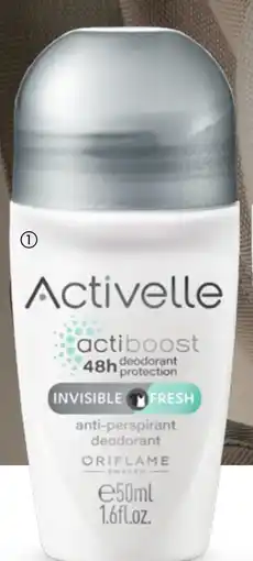 Oriflame Activelle Invisible Fresh anti-perspirant deodorant tilbud