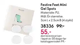 Oriflame Festive Feet Mini Gel Spots tilbud