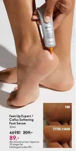 Oriflame Feet Up Expert / Callus Softening Foot Serum tilbud