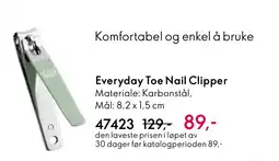 Oriflame Everyday Toe Nail Clipper tilbud