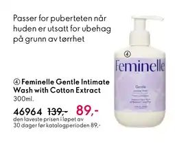 Oriflame Feminelle Gentle Intimate Wash with Cotton Extract tilbud