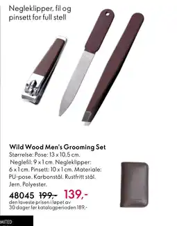 Oriflame Wild Wood Men's Grooming Set tilbud