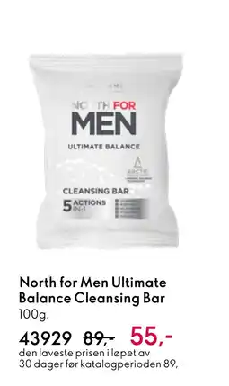 Oriflame North for Men Ultimate Balance Cleansing Bar tilbud
