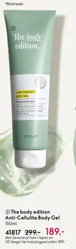 Oriflame The body edition Anti-Cellulite Body Gel tilbud