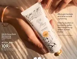 Oriflame Milk & Honey Gold Moisturising Hand Cream tilbud