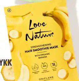 Oriflame Love Nature Strengthening Hair Smoothie Mask with Organic Banana tilbud