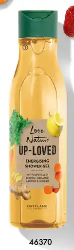 Oriflame Love Nature Up-Loved Energising Shower Gel with Upcycled Lemon, Organic Carrot & Ginger tilbud
