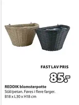 JYSK REDDIK blomsterpotte tilbud