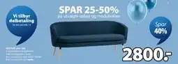 JYSK GISTRUP sofa - blå tilbud