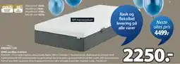 JYSK EIMA vendbar madrass tilbud
