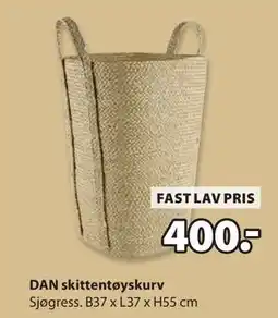 JYSK DAN skittentøyskurv tilbud