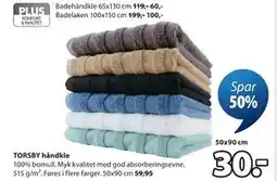 JYSK TORSBY håndkle tilbud