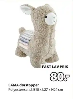 JYSK LAMA dørstopper tilbud