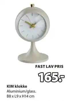JYSK KIM klokke tilbud