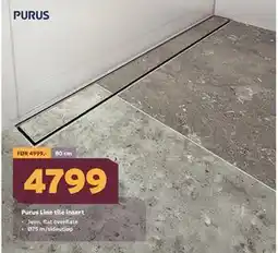 Megaflis Purus Line tile insert tilbud