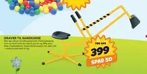 GRAVER TIL SANDKASSE
