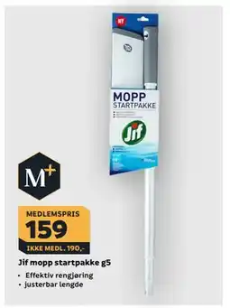 Megaflis Jif mopp startpakke g5 tilbud