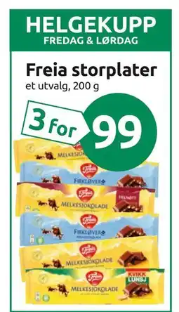 Joker Freia storplater tilbud