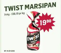 Holdbart TWIST MARSIPAN tilbud