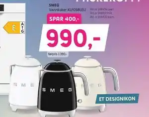 SMEG Vannkoker KLF05BLEU