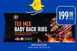 Rema 1000 BABY BACK RIBS tilbud