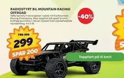 Extra Leker RADIOSTYRT BIL MOUNTAIN RACING OFFROAD tilbud