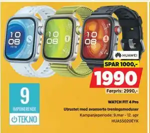 POWER WATCH FIT 4 Pro tilbud