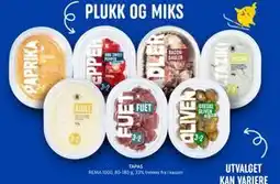 Rema 1000 TAPAS tilbud