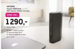 ELON NETGEAR Router Nighthawk Wifi 7Router RS100 3.6 Gbps tilbud