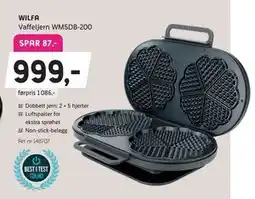 ELON WILFA Vaffeljern WM5DB-200 tilbud