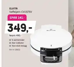 ELON Vaffeljern CVJ3175V tilbud
