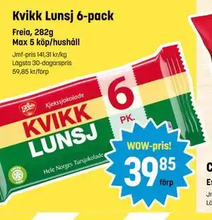 Kvikk Lunsj 6-pack