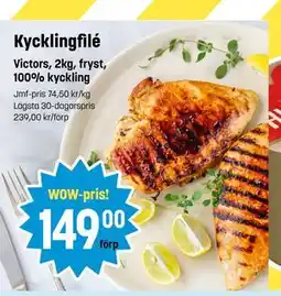 Eurocash Kycklingfilé tilbud