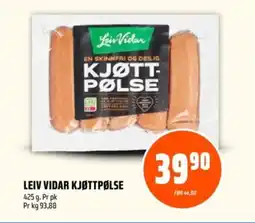 Coop Obs Leiv vidar kjøttpølse tilbud
