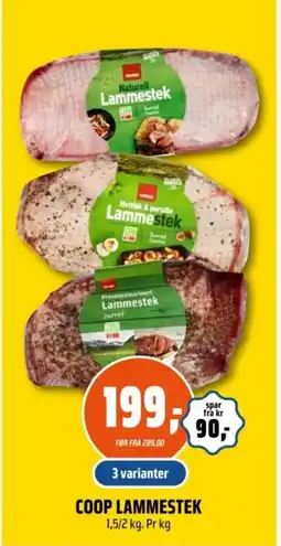 Coop Obs Coop lammestek tilbud