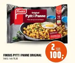 Coop Obs Findus pytt i panne original tilbud